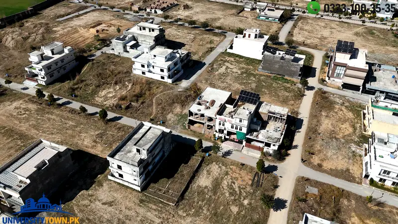 10 marla residential plot in University Town Islamabad Sector A