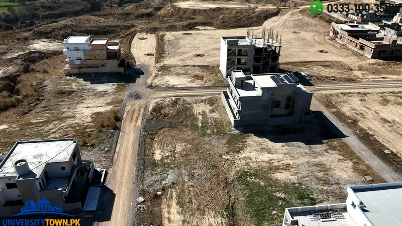 Sector C in University Town is Developing a Park and community center as seen in this image.