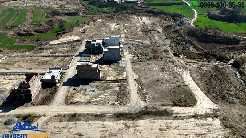 Sector C in University Town is Streets Developing as seen in this image.